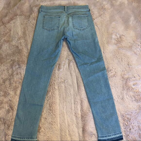 rag & bone Capri Step Frayed Hem Light Wash Skinny Jeans Wiley Size: 27 - Picture 15 of 16